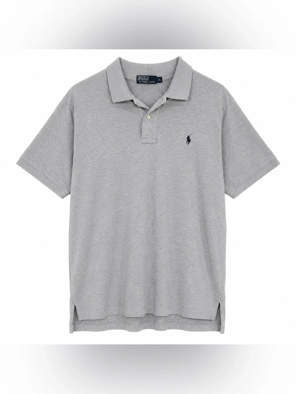 Polo Ralph Lauren Polo Shirt XL Gray Short Sleeve Cotton Classic Fit